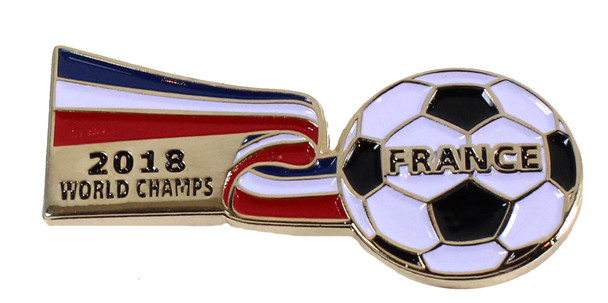 France 2018 World Cup Champions Ribbon Pin