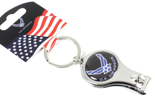 Air Force Multi Function Key Chain (Nail Clipper, Bottle Opener, Nail File)8048