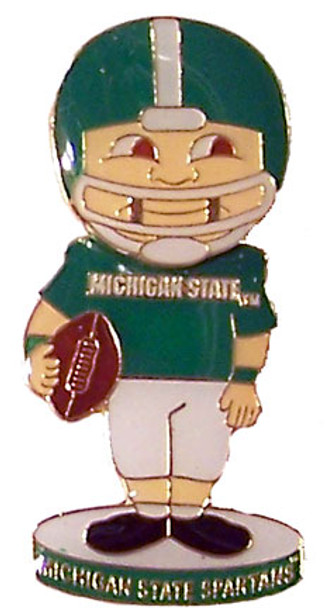 Michigan State Football Bobble Head Pin