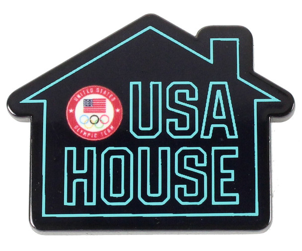 2020 Tokyo Olympics Team USA House Neon Pin