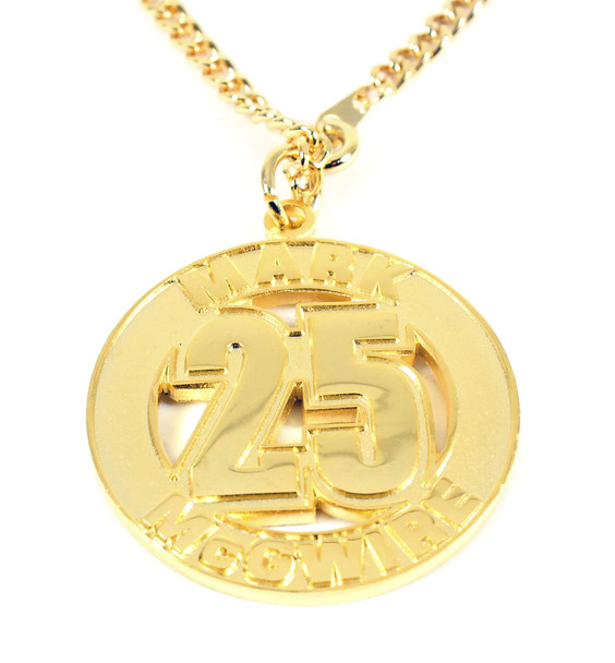 Mark McGwire #25 Medallion Necklace