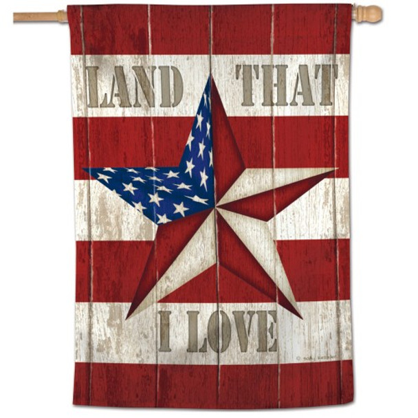 Land That I Love Vertical Flag - 28" x 40"