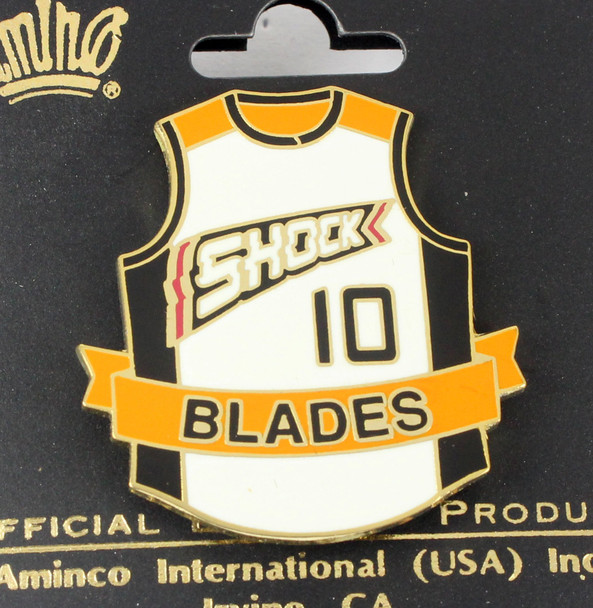 Detroit Shock Blade Jersey Pin