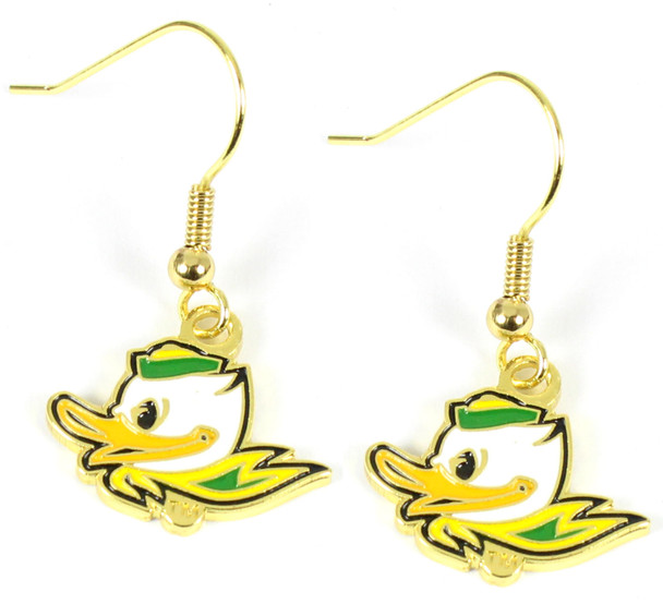 Oregon Fighting Ducks Earrings