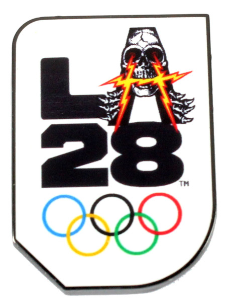 Los Angeles 2028 Olympics Skateboarding "A" Logo Pin