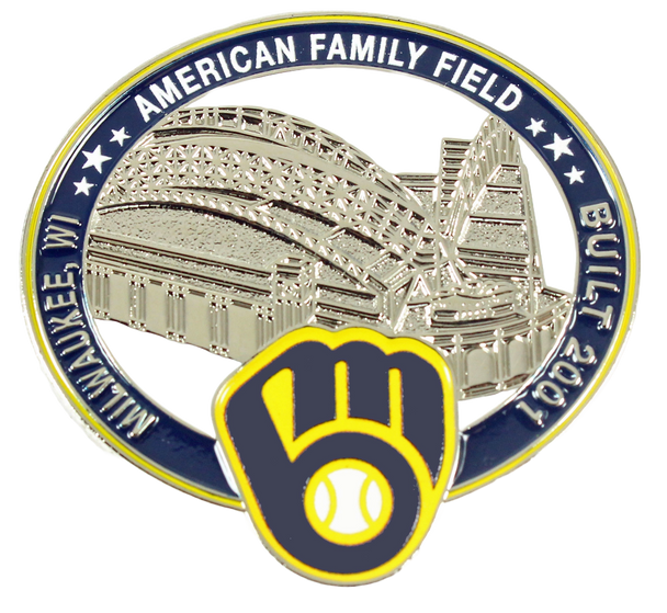 Milwaukee Brewers American Family Field Pin - Milwaukee, WI / Built 2001- Limited 1,000