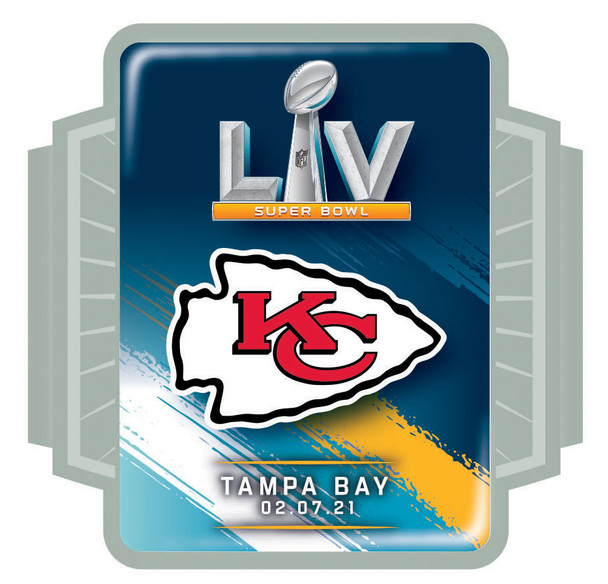 Kansas City Chiefs Super Bowl LV (55) Pin