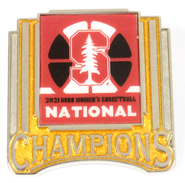 Stanford Cardinals 2021 Women's Final Four Champs Trophy Pin
