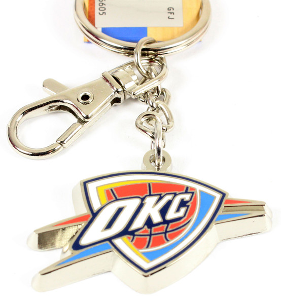 Oklahoma City Thunder Logo Key Ring