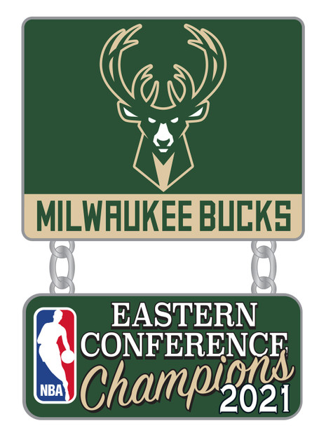 Milwaukee Bucks 2021 NBA Eastern Conference Champs Pin