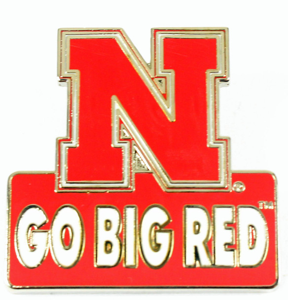 Nebraska Go Big Red Pin