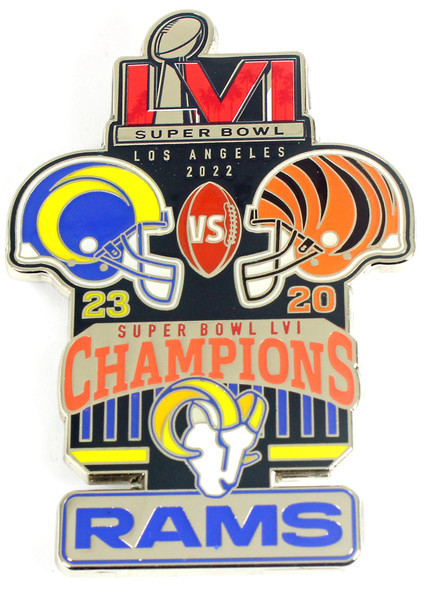 Super Bowl LVI (56) Oversized Commemorative Pin - One Piece