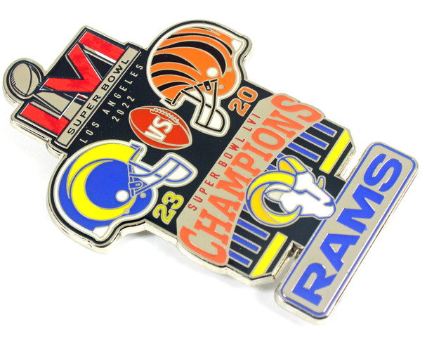 Super Bowl LVI (56) Oversized Commemorative Pin - One Piece Super Bowl LVI (56) Oversized Commemorative Pin - One Piece
