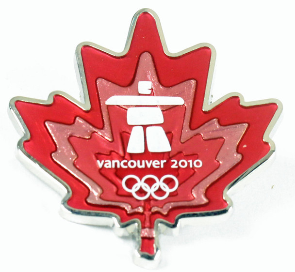 Vancouver 2010 Olympics Red Maple Leaf Pin