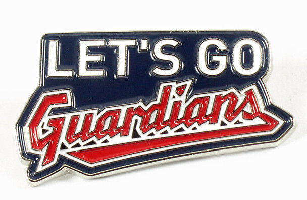 Cleveland Guardians "Lets Go Guardians" Pin