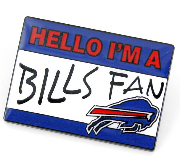 Buffalo Bills Name Tag Pin
