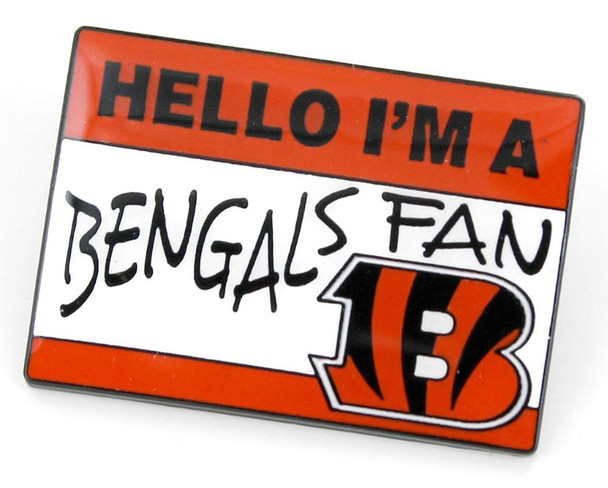 Cincinnati Bengals Name Tag Pin