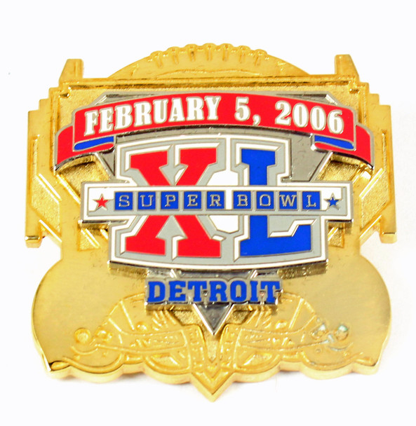Super Bowl XL 3-D Logo Pin - Limited Edition 2,006