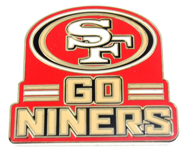 San Francisco 49ers Slogan Pin