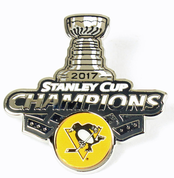 Pittsburgh Penguins 2017 NHL Stanley Cup Champs Trophy Pin