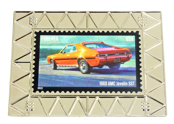 1969 AMC Javelin SST Stamp Pin - 2.25"