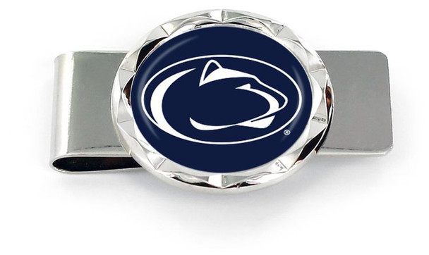 Penn State Diamond Cut Money Clip