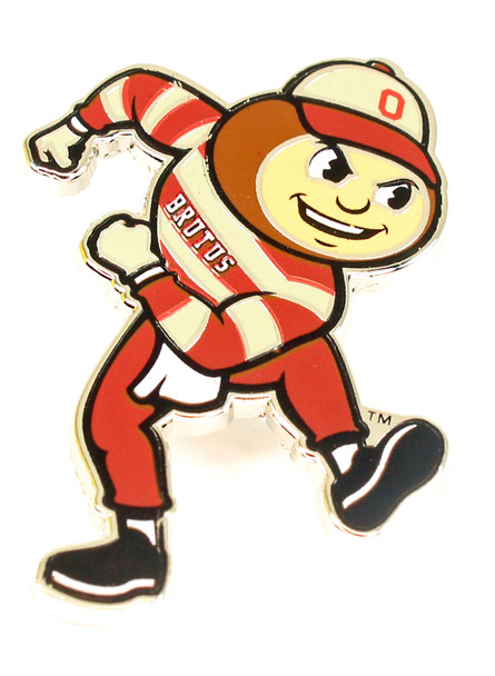 Ohio State Brutus Mascot Pin