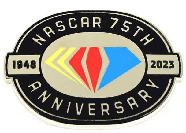 NASCAR 75th Anniversary Logo Pin