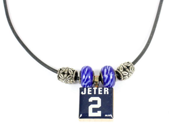 Derek Jeter Lifetiles #2 Rope Necklace
