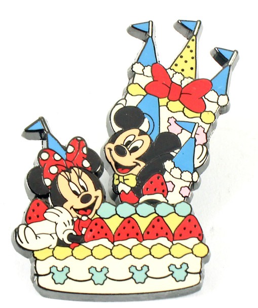 Mickey and Minnie Strawberry Shortcake Disney Pin - Movable Parts