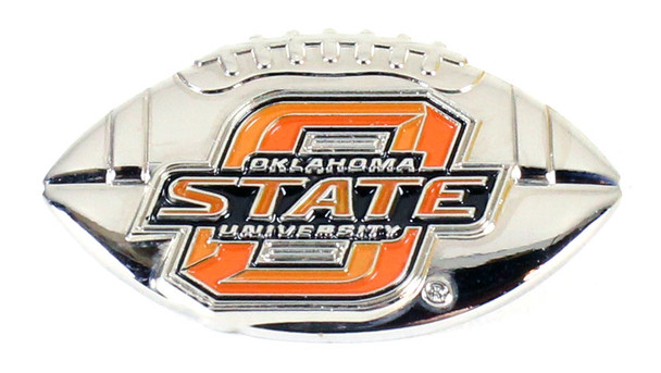 Oklahoma State 3-D Football Pin