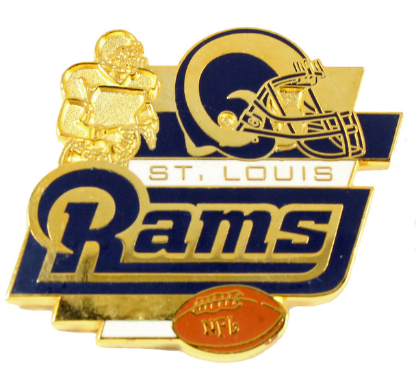 St. Louis Rams Football Icons Pin