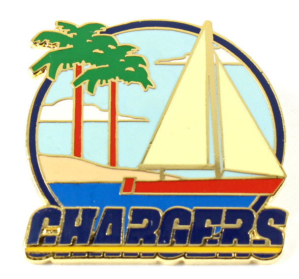Los Angeles Chargers Beach Pin