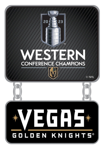 Vegas Knights 2023 Western Conference Champs Dangle Pin