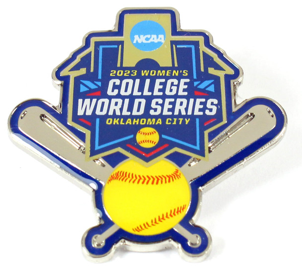 2023 Women's College World Series Cross Bats Pin