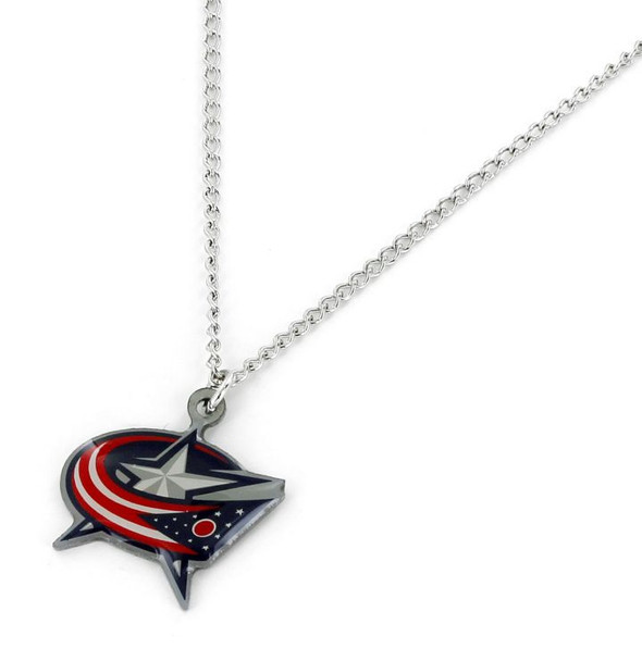 Columbus Blue Jackets Logo Necklace