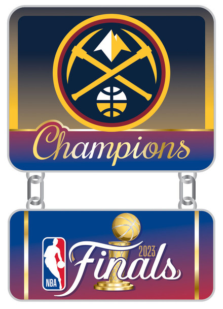 Denver Nuggets 2023 NBA Champs Dangler Pin