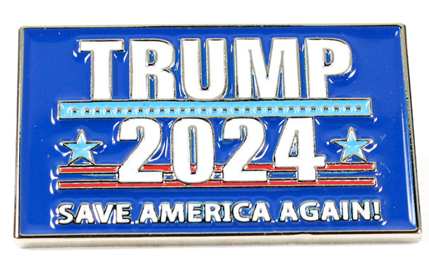 Donald Trump 2024 "Save America Again" Lapel Pin