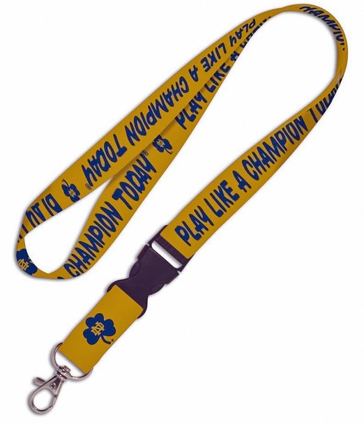 Notre Dame Fighting Irish "Play Like A Champion" Lanyard