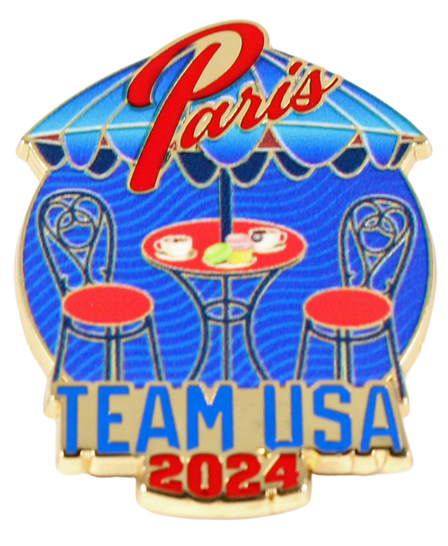 Paris 2024 Summer Olympics Café Double Pin