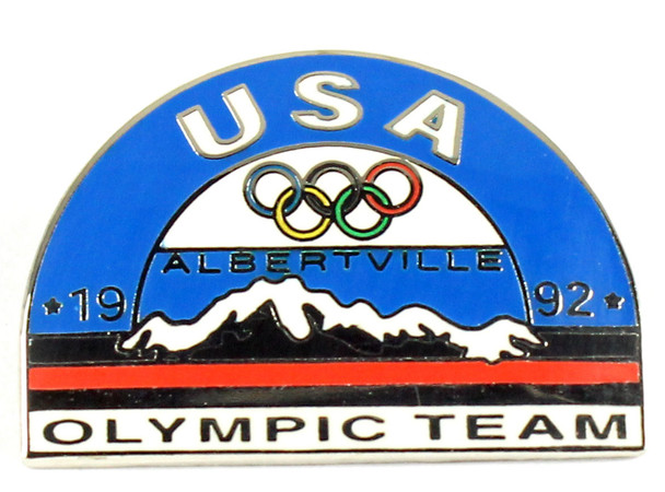 1992 Albertville Olympics Logo Pin