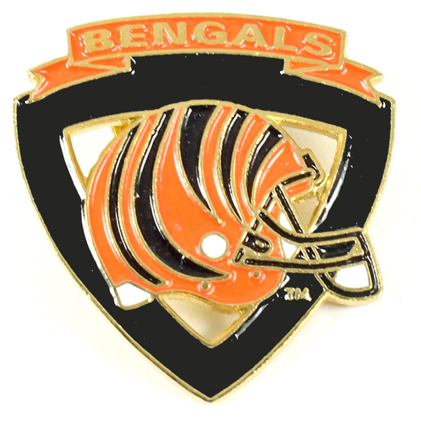 Cincinnati Bengals Crest Helmet Pin