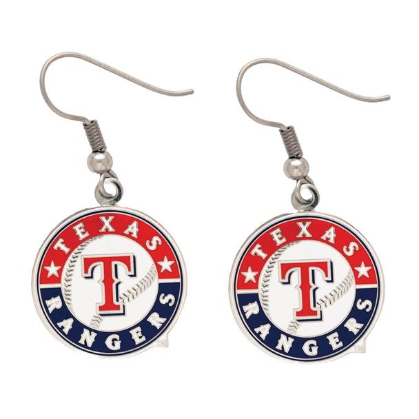 Texas Rangers Logo Earrings