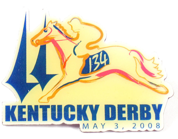 2008 Kentucky Derby 1134 Horse Lapel Pin