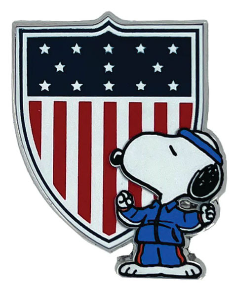 Milan Cortina 2026 Olympics Team USA Peanuts Snoopy Pin