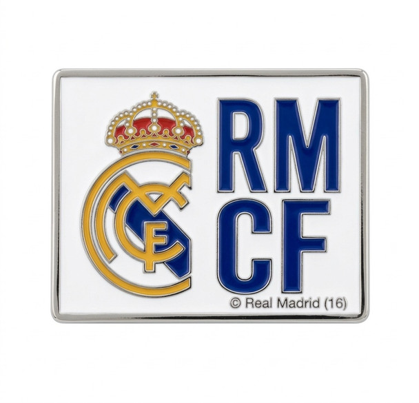 Real Madrid Football Logo Pin