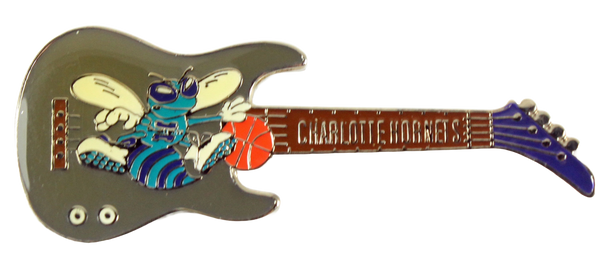 Charlotte Hornets Guitar Pin