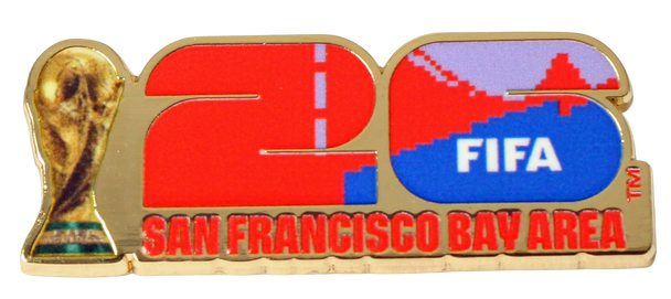 2026 FIFA World Cup Host City Pin - San Francisco Bay Area