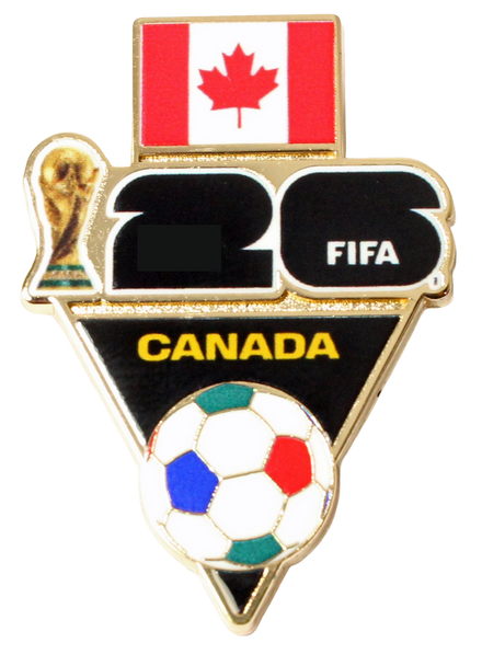 2026 FIFA World Cup Canada Host Flag Pin