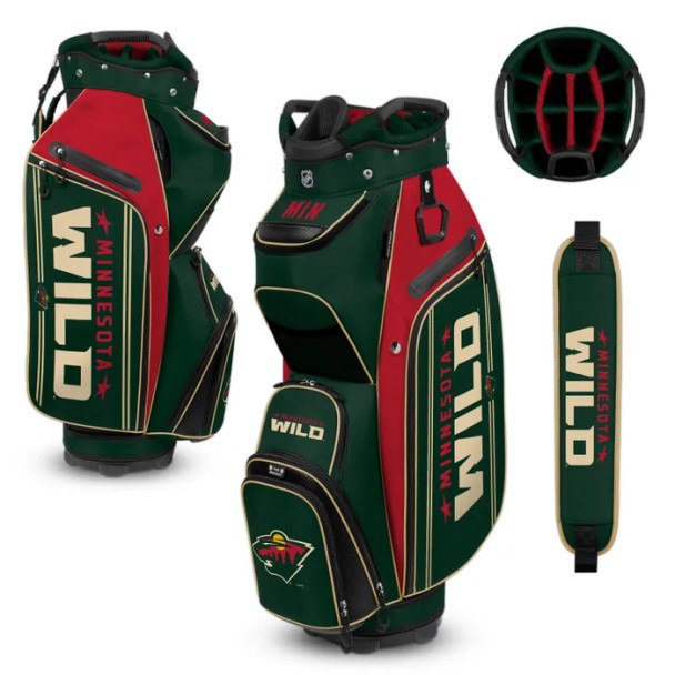 Minnesota Wild Golf Bag w/ Cooler Bucket 2